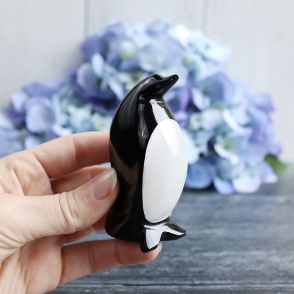 Black Onyx Penguin - Medium - 3.5 - Carvings