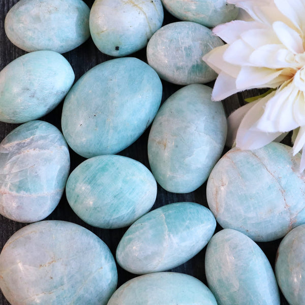 Pastel Amazonite Healing Crystal, Truth, Love, Harmony, Sage Crystals