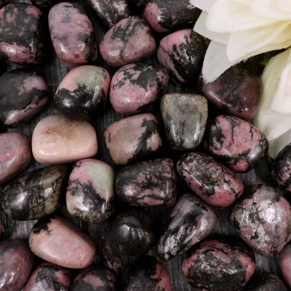 Rhodonite, Heart Chakra, Rhodonite Rose Color, Nurturing, Sage Crystals