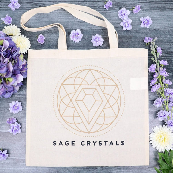 Introducing the Sage Crystals Organic Tote!