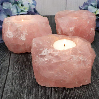 Crystal Candles + Candle Holders