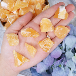 Raw Orange Calcite | Sage Crystals