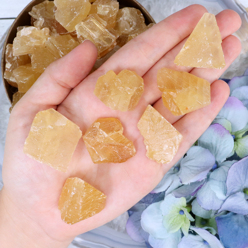 Raw Honey Calcite | Sage Crystals