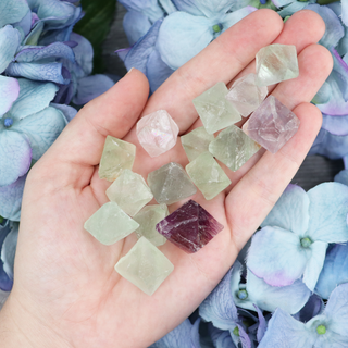 Raw Fluorite Octohedron | Sage Crystals