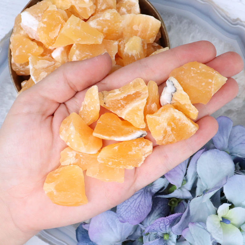 Raw Orange Calcite | Sage Crystals