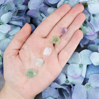 Raw Fluorite Octohedron | Sage Crystals