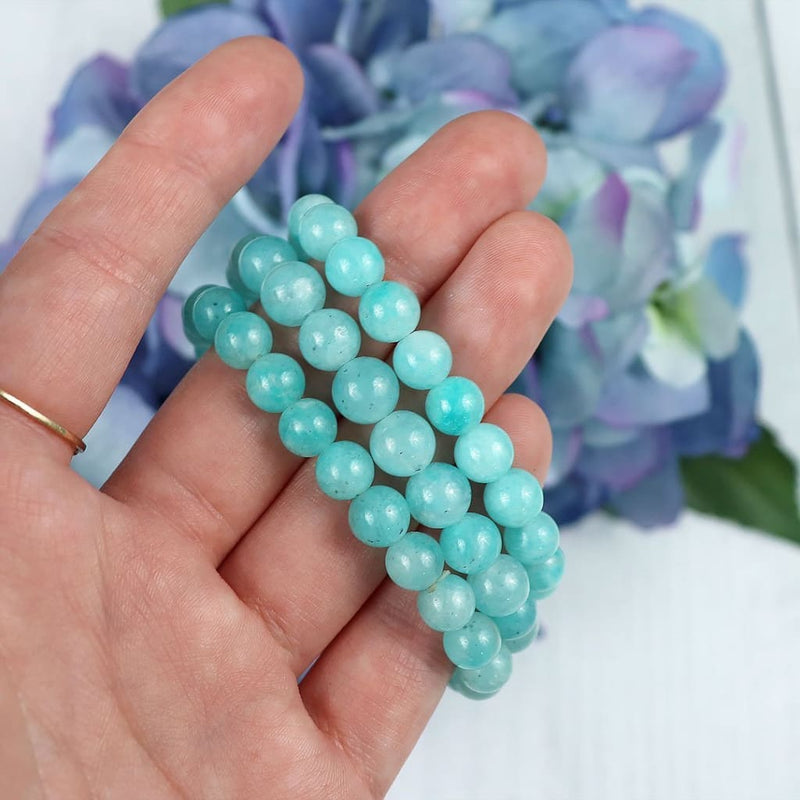 Amazonite Beaded Bracelet - Bracelets