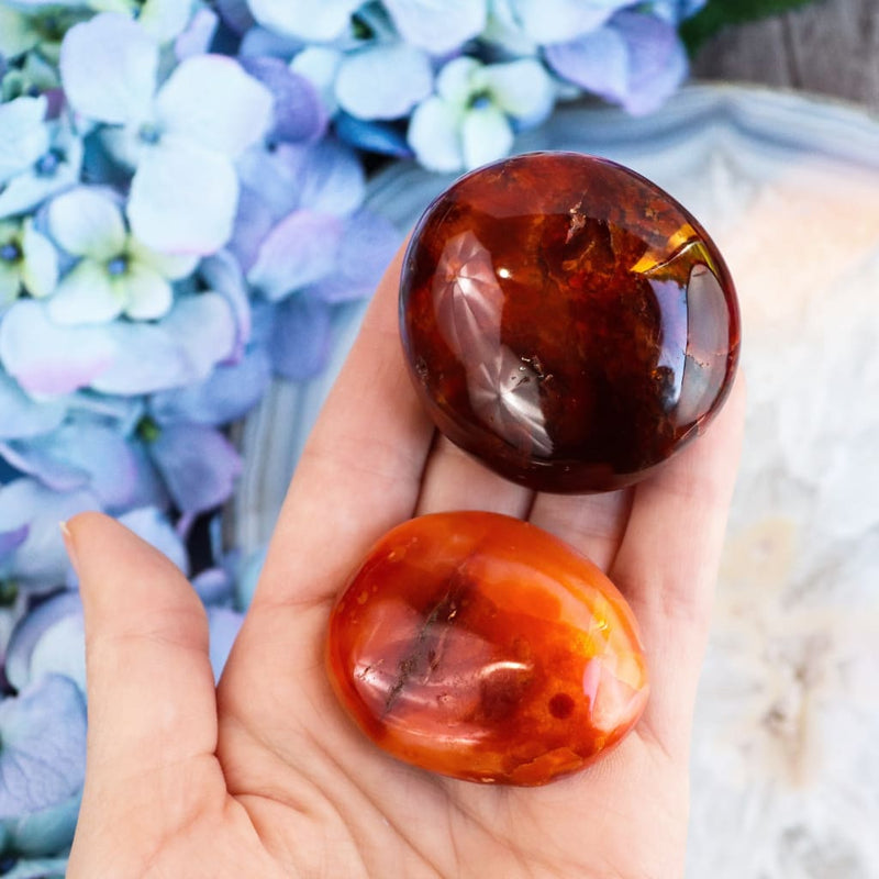 Carnelian Palmstone - XL - Palmstones