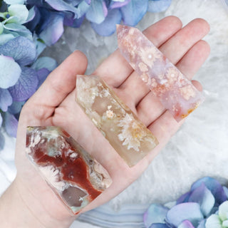 Flower Agate Mini Tower - 2.5 Medium - Towers