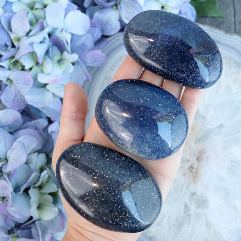 Lazulite Palmstone - Large - Palmstones