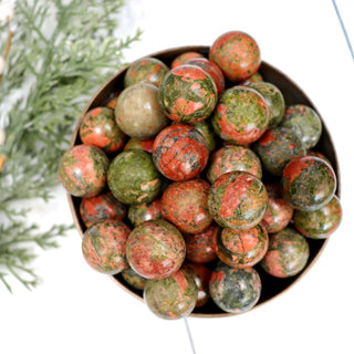 Unakite Jasper Mini Sphere - Spheres