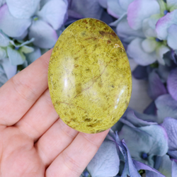 Green Opal Palmstone - Small | Sage Crystals