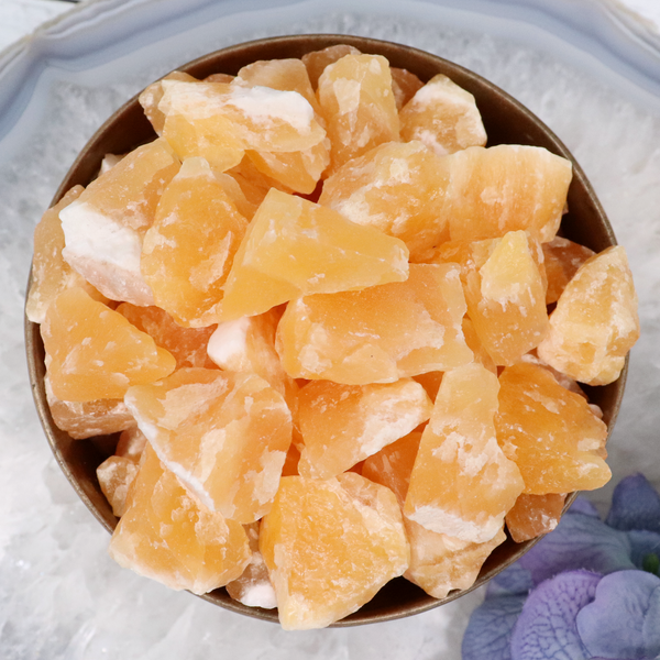 Raw Orange Calcite | Sage Crystals
