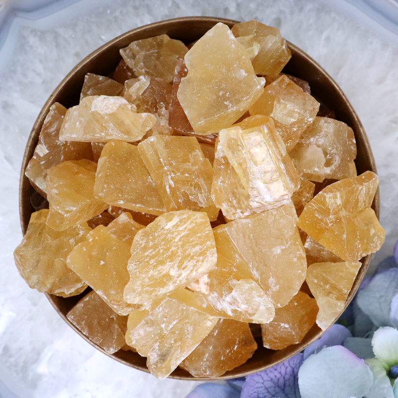 Raw Honey Calcite | Sage Crystals