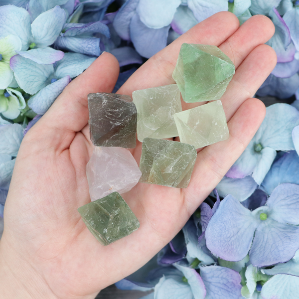 Raw Fluorite Octohedron | Sage Crystals