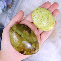Green Opal Palmstone | Sage Crystals