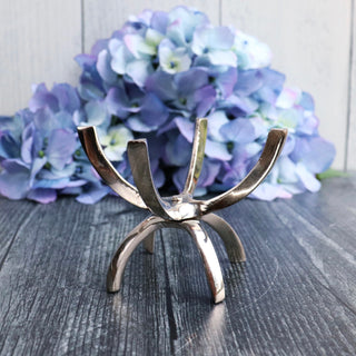 Silver Clawed Specimen + Sphere Stand | Sage Crystals