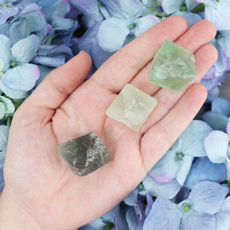 Raw Fluorite Octohedron | Sage Crystals