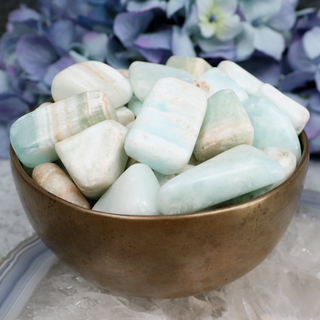 Blue Aragonite Pebble