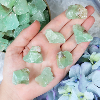 Raw Green Calcite | Sage Crystals