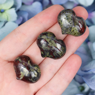 Bloodstone 1" Heart