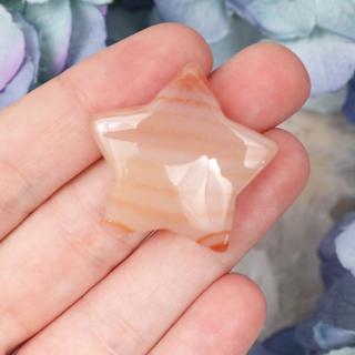 Peach Agate Mini Star