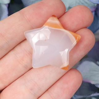 Peach Agate Mini Star