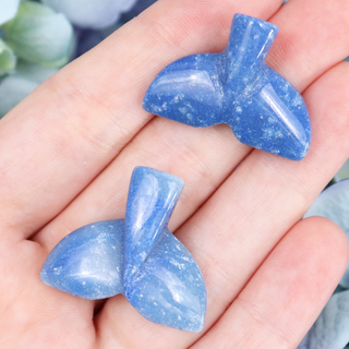 Blue Aventurine Mini Whale Tail