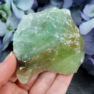 Raw Green Calcite