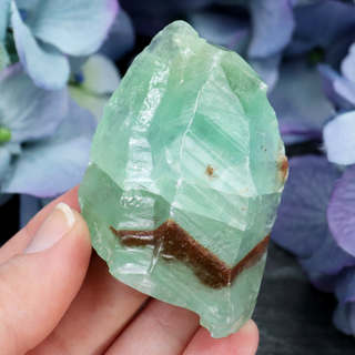 Raw Green Calcite
