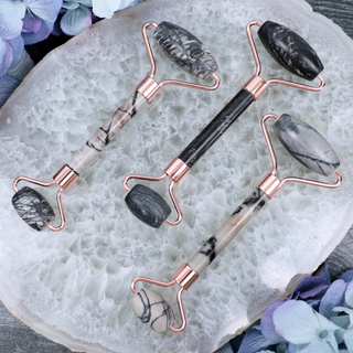 Picasso Jasper Crystal Face Roller