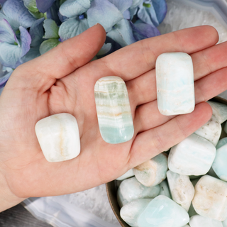 Blue Aragonite Pebble