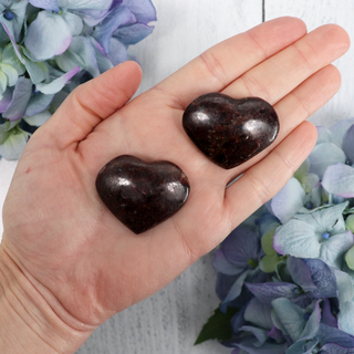 Almandine (Red) Garnet Mini Heart