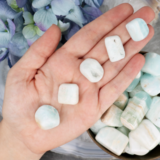 Blue Aragonite Pebble