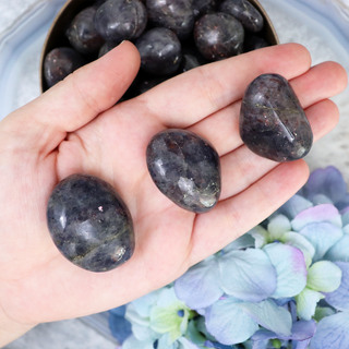 Gemmy Iolite Sunstone Pebble