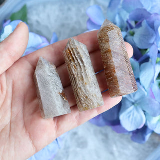 Amphibole Thousand Layer Quartz Tower - Towers