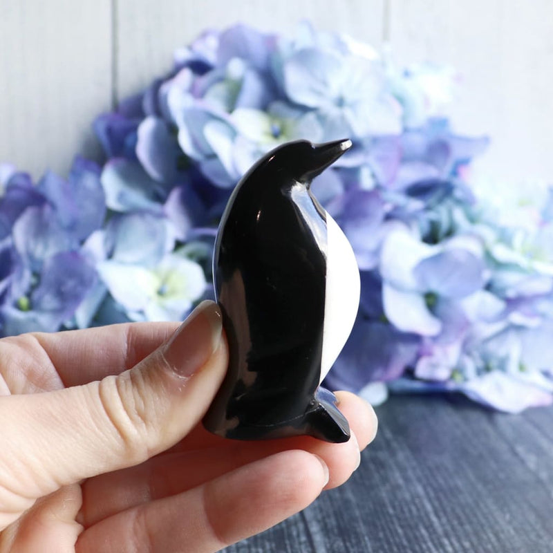 Black Onyx Penguin - Small - 2.5 - Carvings