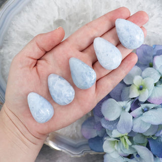 Blue Calcite Drop - Medium - Drops