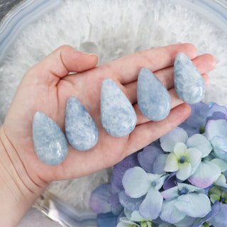 Blue Calcite Drop - XL - Drops