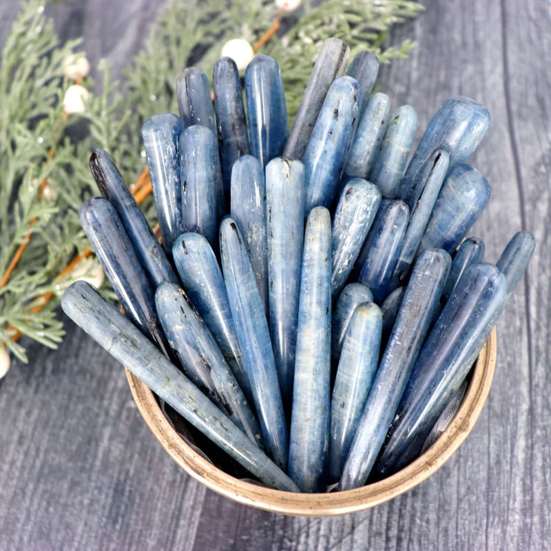 Blue Kyanite Polished Wand - Wands