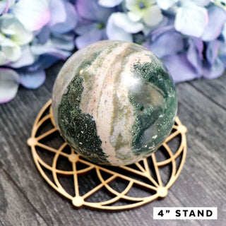 Crystal Grid Wooden Display Stand - Stands