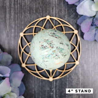 Crystal Grid Wooden Display Stand - Stands