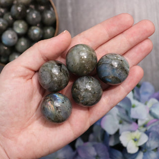 Labradorite Mini Sphere - Large - 25mm - Spheres