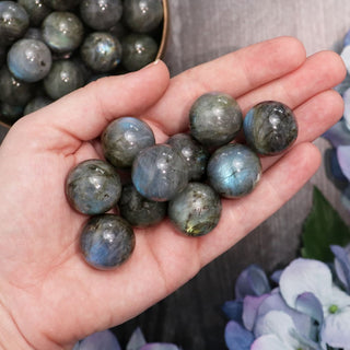 Labradorite Mini Sphere - Small - 20mm - Spheres