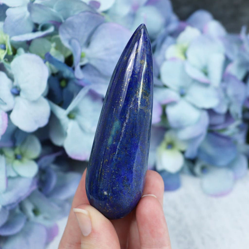 Healing Wand – Lapis Lazuli and Clear Quartz – Enchanted Cottage
