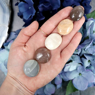Mixed Moonstone Button - Buttons