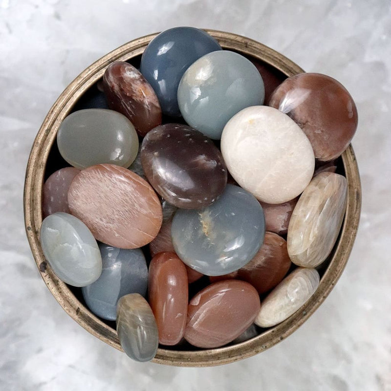 Mixed Moonstone Button - Buttons