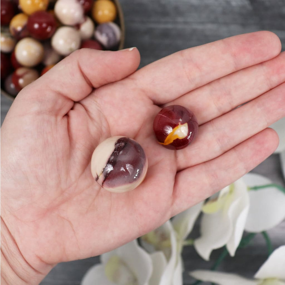 Crystals - Mookaite Jasper Mini Sphere Crystals - Mookaite
