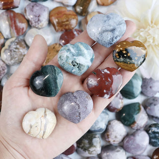 Ocean Jasper Heart - Hearts
