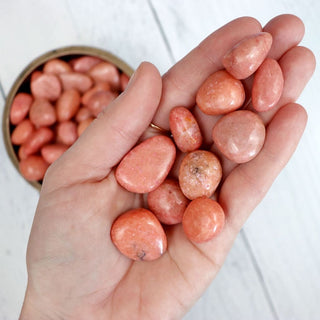 Orange Calcite Tumble - Tumbles